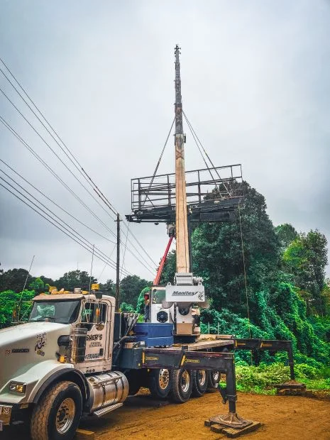 billboard crane service